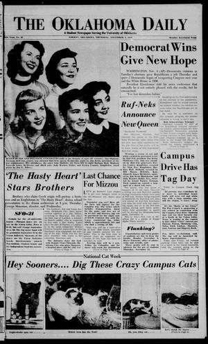 The Oklahoma Daily (Norman, Okla.), Vol. 40, No. 42, Ed. 1 Thursday, November 5, 1953