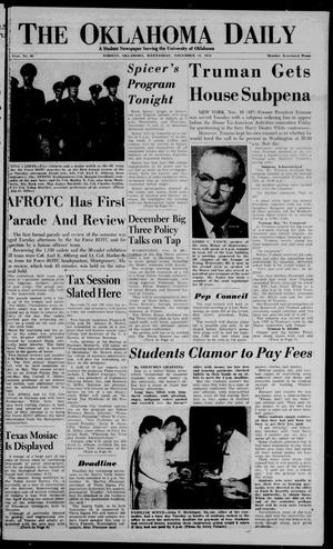 The Oklahoma Daily (Norman, Okla.), Vol. 40, No. 45, Ed. 1 Wednesday, November 11, 1953