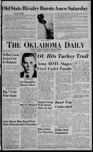 The Oklahoma Daily (Norman, Okla.), Vol. 40, No. 55, Ed. 1 Wednesday, November 25, 1953