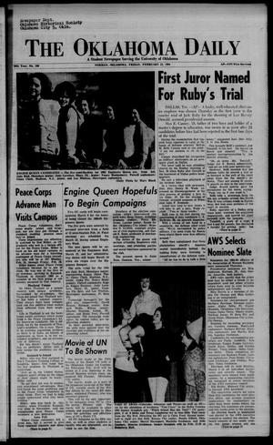 The Oklahoma Daily (Norman, Okla.), Vol. 50, No. 100, Ed. 1 Friday, February 21, 1964