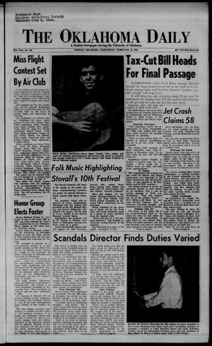 The Oklahoma Daily (Norman, Okla.), Vol. 50, No. 103, Ed. 1 Wednesday, February 26, 1964