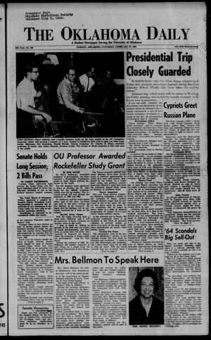 The Oklahoma Daily (Norman, Okla.), Vol. 50, No. 106, Ed. 1 Saturday, February 29, 1964