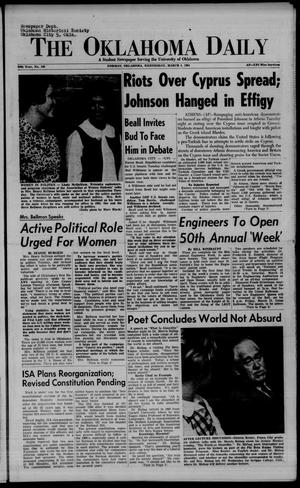 The Oklahoma Daily (Norman, Okla.), Vol. 50, No. 108, Ed. 1 Wednesday, March 4, 1964