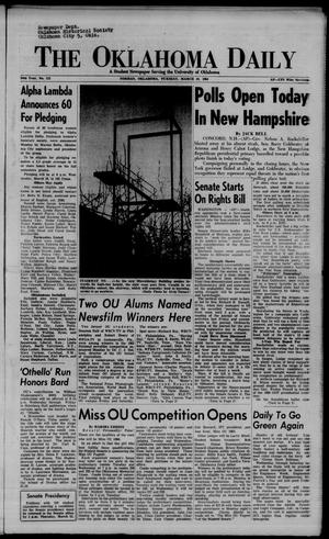 The Oklahoma Daily (Norman, Okla.), Vol. 50, No. 112, Ed. 1 Tuesday, March 10, 1964