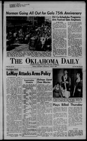 The Oklahoma Daily (Norman, Okla.), Vol. 50, No. 132, Ed. 1 Wednesday, April 15, 1964