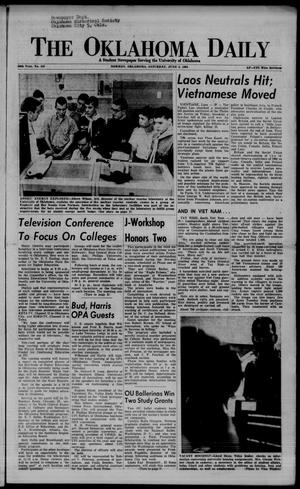 The Oklahoma Daily (Norman, Okla.), Vol. 50, No. 160, Ed. 1 Saturday, June 6, 1964
