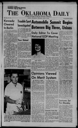The Oklahoma Daily (Norman, Okla.), Vol. 50, No. 175, Ed. 1 Saturday, June 27, 1964