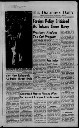 The Oklahoma Daily (Norman, Okla.), Vol. 51, No. 12, Ed. 1 Wednesday, September 23, 1964
