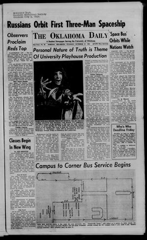 The Oklahoma Daily (Norman, Okla.), Vol. 51, No. 26, Ed. 1 Tuesday, October 13, 1964