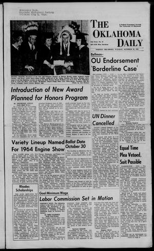 The Oklahoma Daily (Norman, Okla.), Vol. 51, No. 31, Ed. 1 Tuesday, October 20, 1964
