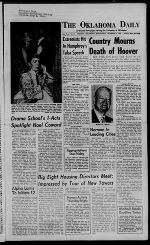 The Oklahoma Daily (Norman, Okla.), Vol. 51, No. 32, Ed. 1 Wednesday, October 21, 1964