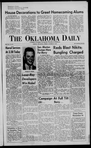 The Oklahoma Daily (Norman, Okla.), Vol. 51, No. 39, Ed. 1 Friday, October 30, 1964