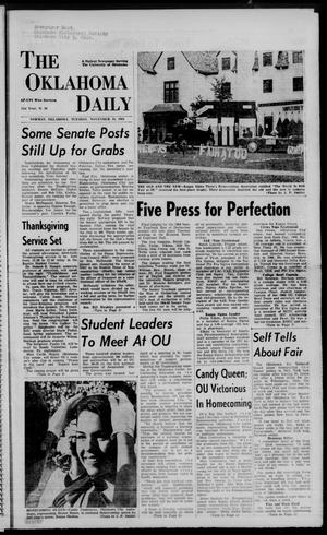 The Oklahoma Daily (Norman, Okla.), Vol. 51, No. 56, Ed. 1 Tuesday, November 24, 1964