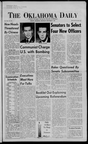 The Oklahoma Daily (Norman, Okla.), Vol. 51, No. 60, Ed. 1 Thursday, December 3, 1964