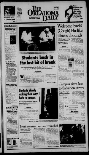 Primary view of object titled 'The Oklahoma Daily (Norman, Okla.), Vol. 84, No. 79, Ed. 1 Friday, January 7, 2000'.