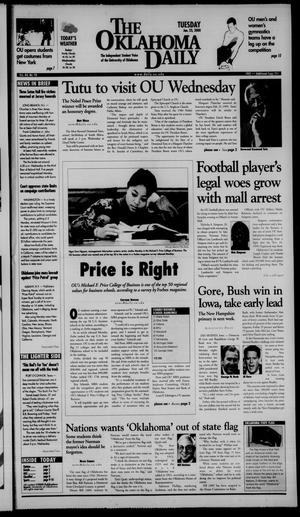 The Oklahoma Daily (Norman, Okla.), Vol. 84, No. 90, Ed. 1 Tuesday, January 25, 2000