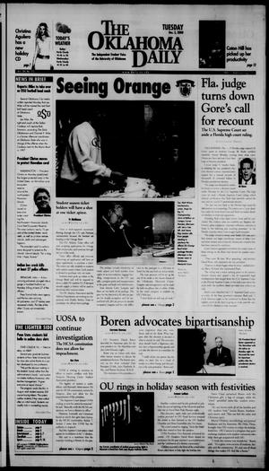 The Oklahoma Daily (Norman, Okla.), Vol. 84, No. 74, Ed. 1 Tuesday, December 5, 2000