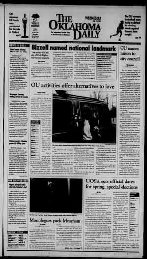 The Oklahoma Daily (Norman, Okla.), Vol. 84, No. 102, Ed. 1 Wednesday, February 14, 2001