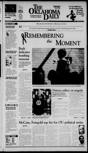 The Oklahoma Daily (Norman, Okla.), Vol. 84, No. 106, Ed. 1 Tuesday, February 20, 2001