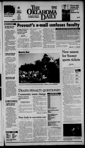 The Oklahoma Daily (Norman, Okla.), Vol. 84, No. 148, Ed. 1 Friday, April 27, 2001
