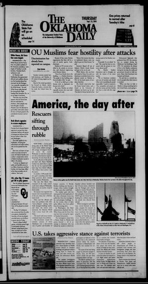 The Oklahoma Daily (Norman, Okla.), Vol. 85, No. 21, Ed. 1 Thursday, September 13, 2001