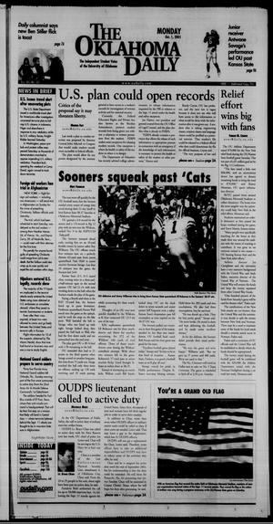 The Oklahoma Daily (Norman, Okla.), Vol. 85, No. 33, Ed. 1 Monday, October 1, 2001