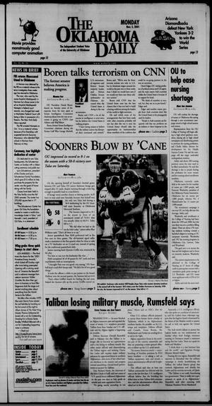 The Oklahoma Daily (Norman, Okla.), Vol. 85, No. 55, Ed. 1 Monday, November 5, 2001