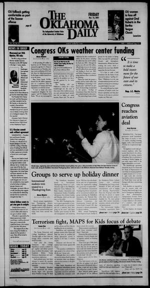 The Oklahoma Daily (Norman, Okla.), Vol. 85, No. 64, Ed. 1 Friday, November 16, 2001