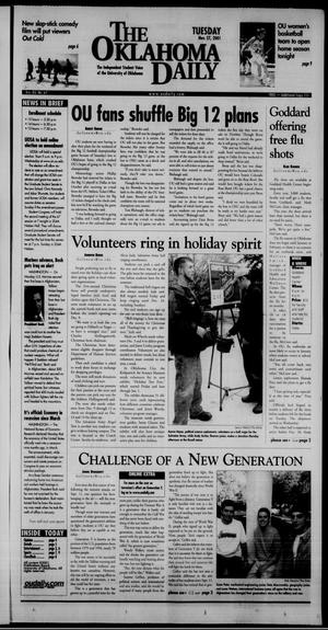 The Oklahoma Daily (Norman, Okla.), Vol. 85, No. 67, Ed. 1 Tuesday, November 27, 2001