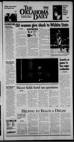 The Oklahoma Daily (Norman, Okla.), Vol. 85, No. 70, Ed. 1 Friday, November 30, 2001