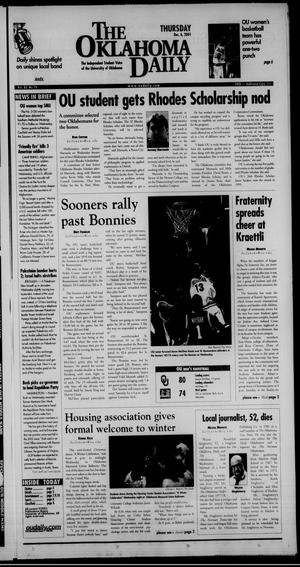 The Oklahoma Daily (Norman, Okla.), Vol. 85, No. 74, Ed. 1 Thursday, December 6, 2001