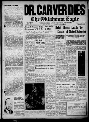 The Oklahoma Eagle (Tulsa, Okla.), Vol. 33, No. 19, Ed. 1 Saturday, January 9, 1943