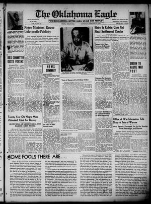 Primary view of object titled 'The Oklahoma Eagle (Tulsa, Okla.), Vol. 33, No. 24, Ed. 1 Saturday, February 13, 1943'.