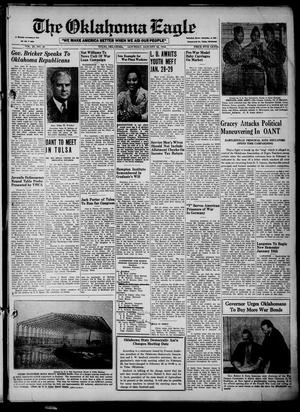 Primary view of object titled 'The Oklahoma Eagle (Tulsa, Okla.), Vol. 23, No. 25, Ed. 1 Saturday, January 22, 1944'.