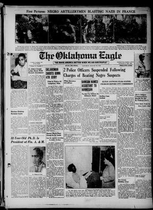 Primary view of object titled 'The Oklahoma Eagle (Tulsa, Okla.), Vol. 24, No. 3, Ed. 1 Saturday, August 19, 1944'.