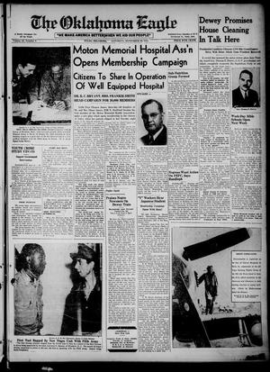 Primary view of object titled 'The Oklahoma Eagle (Tulsa, Okla.), Vol. 24, No. 9, Ed. 1 Saturday, September 30, 1944'.