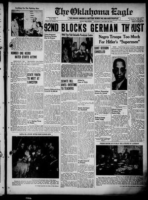 Primary view of object titled 'The Oklahoma Eagle (Tulsa, Okla.), Vol. 24, No. 24, Ed. 1 Saturday, January 20, 1945'.
