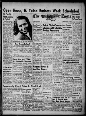 Primary view of object titled 'The Oklahoma Eagle (Tulsa, Okla.), Vol. 34, No. 43, Ed. 1 Thursday, October 28, 1954'.