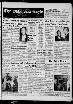 Primary view of object titled 'The Oklahoma Eagle (Tulsa, Okla.), Vol. 45, No. 22, Ed. 1 Thursday, October 15, 1964'.