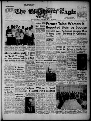 The Oklahoma Eagle (Tulsa, Okla.), Vol. 38, No. 6, Ed. 1 Thursday, February 6, 1958