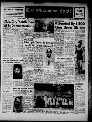 Primary view of object titled 'The Oklahoma Eagle (Tulsa, Okla.), Vol. 40, No. 48, Ed. 1 Thursday, August 4, 1960'.