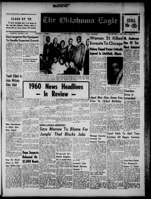 Primary view of object titled 'The Oklahoma Eagle (Tulsa, Okla.), Vol. 41, No. 1, Ed. 1 Thursday, January 5, 1961'.