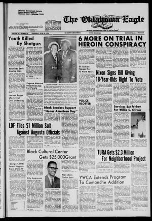 Primary view of object titled 'The Oklahoma Eagle (Tulsa, Okla.), Vol. 52, No. 52, Ed. 1 Thursday, June 25, 1970'.