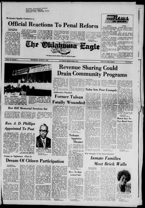The Oklahoma Eagle (Tulsa, Okla.), Vol. 56, No. 5, Ed. 1 Thursday, August 9, 1973