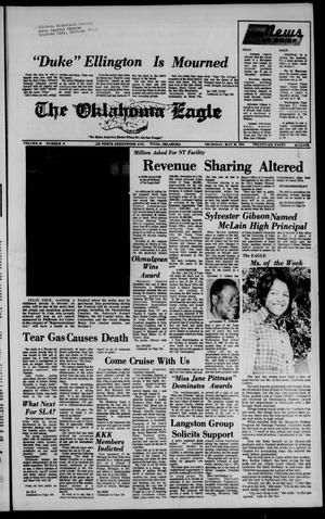 The Oklahoma Eagle (Tulsa, Okla.), Vol. 56, No. 45, Ed. 1 Thursday, May 30, 1974