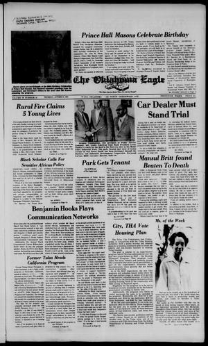 Primary view of object titled 'The Oklahoma Eagle (Tulsa, Okla.), Vol. 58, No. 10, Ed. 1 Thursday, October 9, 1975'.