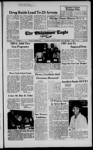 Primary view of object titled 'The Oklahoma Eagle (Tulsa, Okla.), Vol. 58, No. 16, Ed. 1 Thursday, November 20, 1975'.
