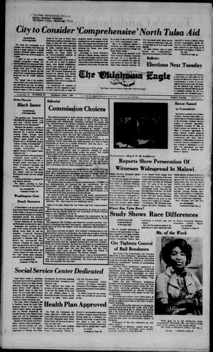 The Oklahoma Eagle (Tulsa, Okla.), Vol. 58, No. 36, Ed. 1 Thursday, April 1, 1976