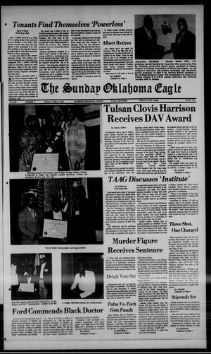 Primary view of object titled 'The Sunday Oklahoma Eagle (Tulsa, Okla.), Vol. 1, No. 6, Ed. 1 Sunday, June 13, 1976'.
