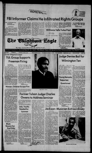 The Oklahoma Eagle (Tulsa, Okla.), Vol. 51, No. 40, Ed. 1 Thursday, April 21, 1977